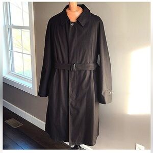 Vintage Lauren Ralph Lauren Black Trench Coat with removable liner